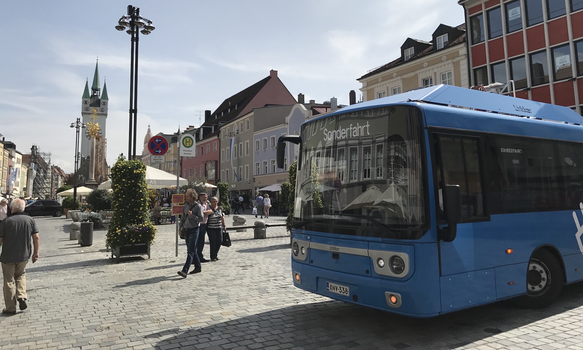 Linkker 12plus am Theresienplatz