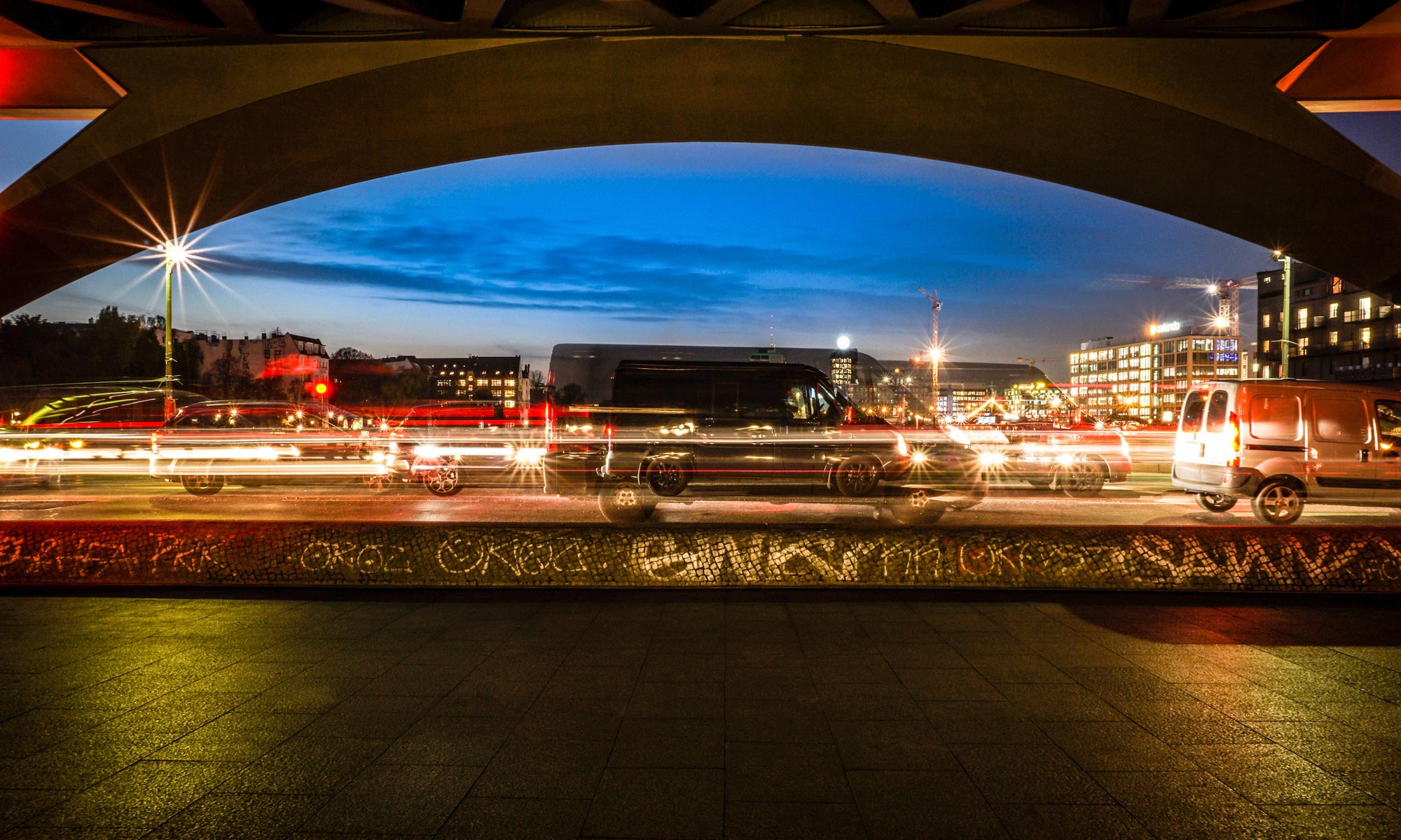 Oberbaumbrücke bei Nacht